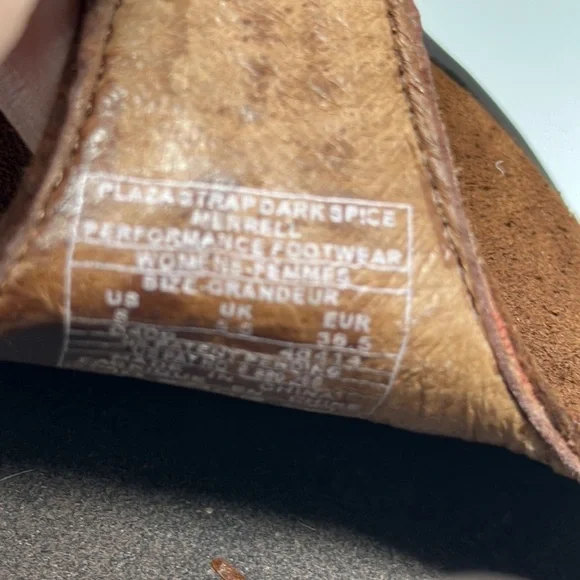 Merrell Dark Spice Plaza Strap Mary Jane Shoes Size 8 - Picture 10 of 10